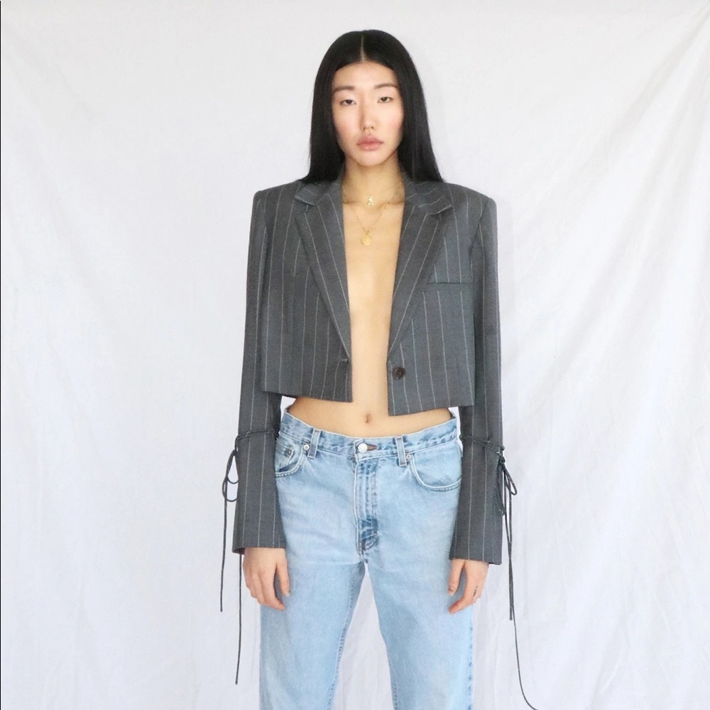 Orseund Iris BOX BLAZER WOOL CHARCOAL